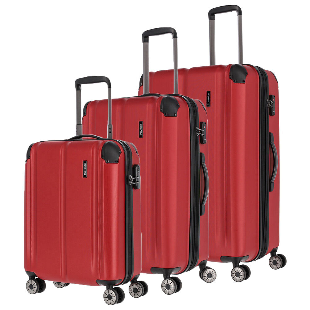 Travelite City 4-Rollen Trolley-Set 3tlg. S-M-L