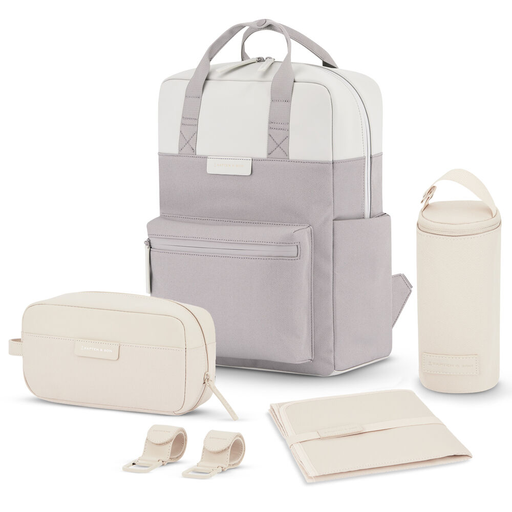 Kapten & Son Bergen Pro Diaper Wickelrucksack-Set Tasche, Zubehör, Handtasche, Rucksack