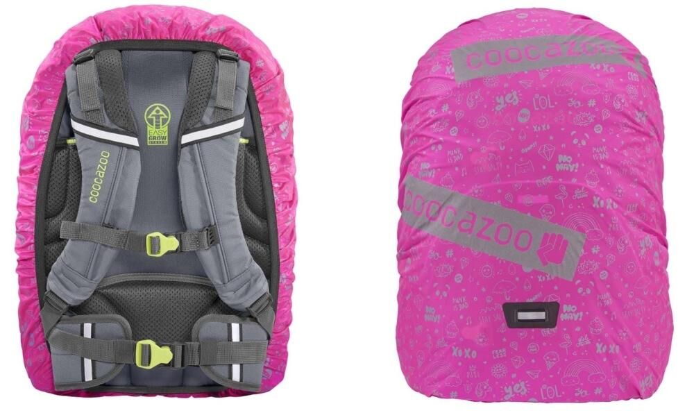 coocazoo WeeperKeeper Regenhülle Pink Reflect
