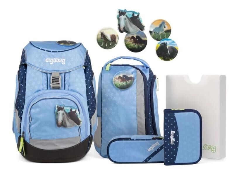 Ergobag Pack Schulranzen-Set 6tlg HimmelreitBaer umweltfreundliche-rucksaecke-und-schulranzen