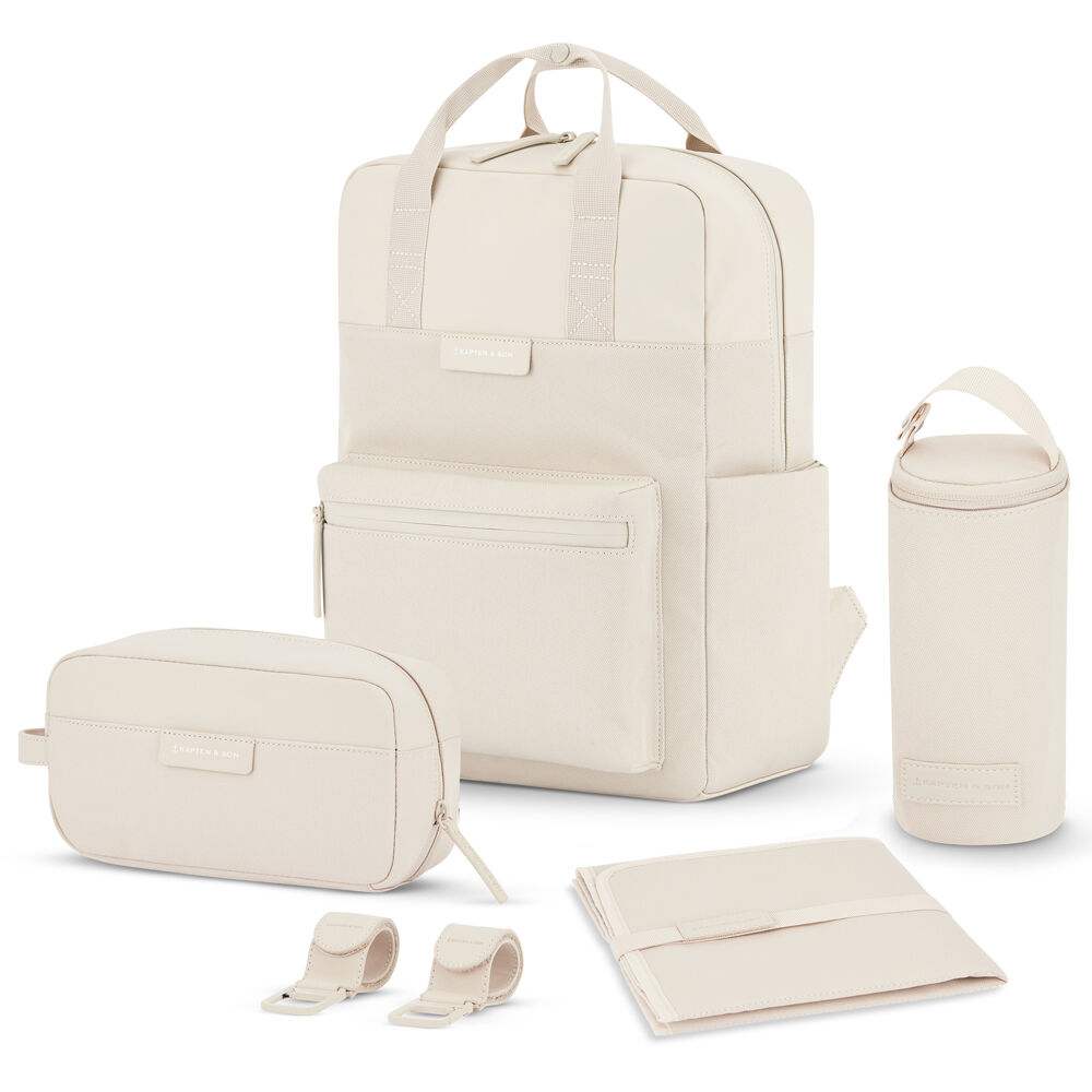Kapten & Son Bergen Pro Diaper Wickelrucksack-Set Tasche, Zubehör, Handtasche, Rucksack