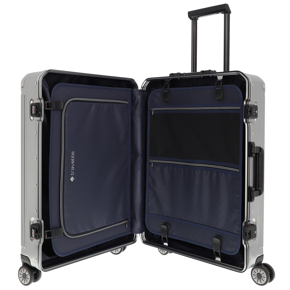 Travelite Next 4-Rollen Trolley M 67 cm Gunmetal 
