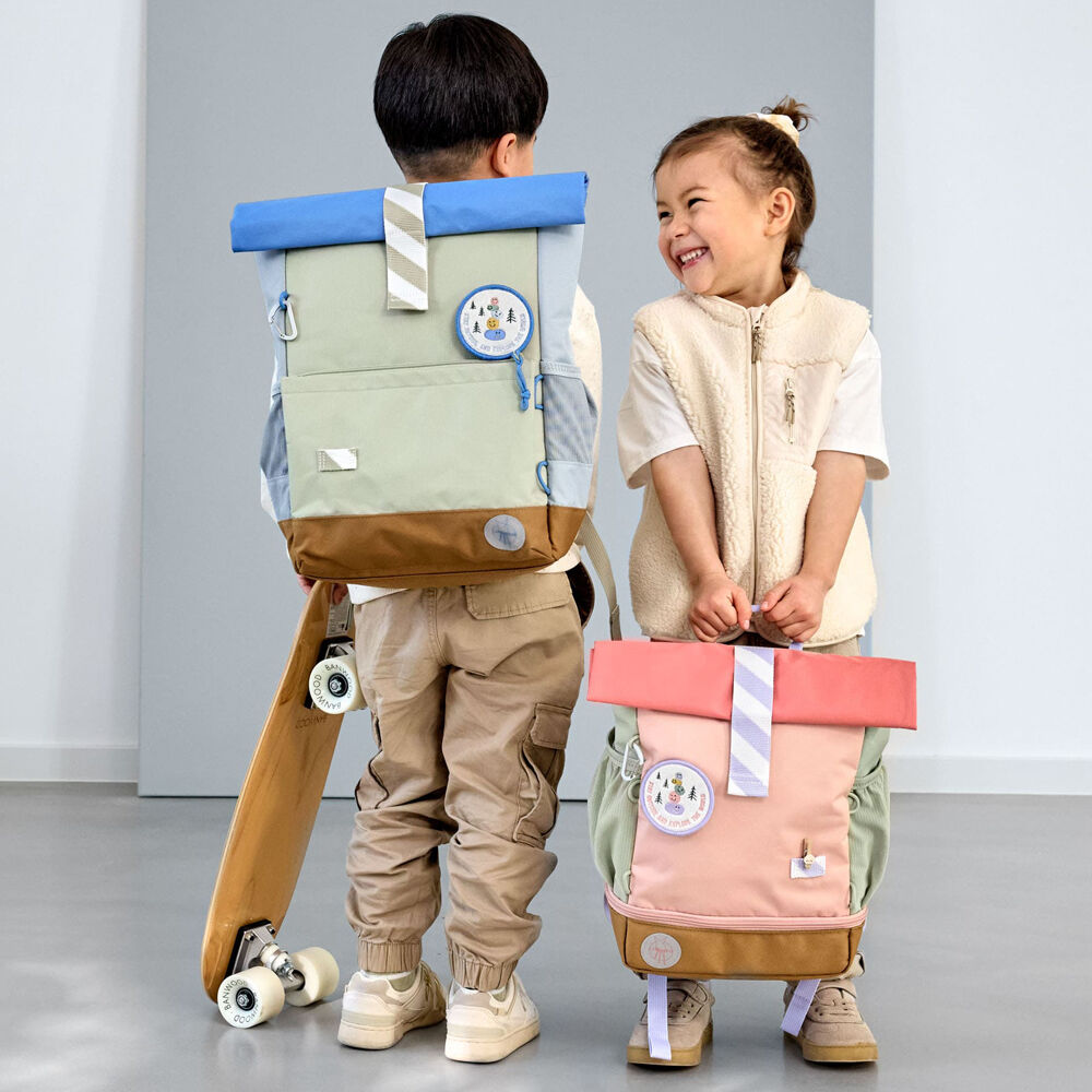 LÄSSIG Medium Rolltop Rucksack Junge, Kind, Männlich, Person