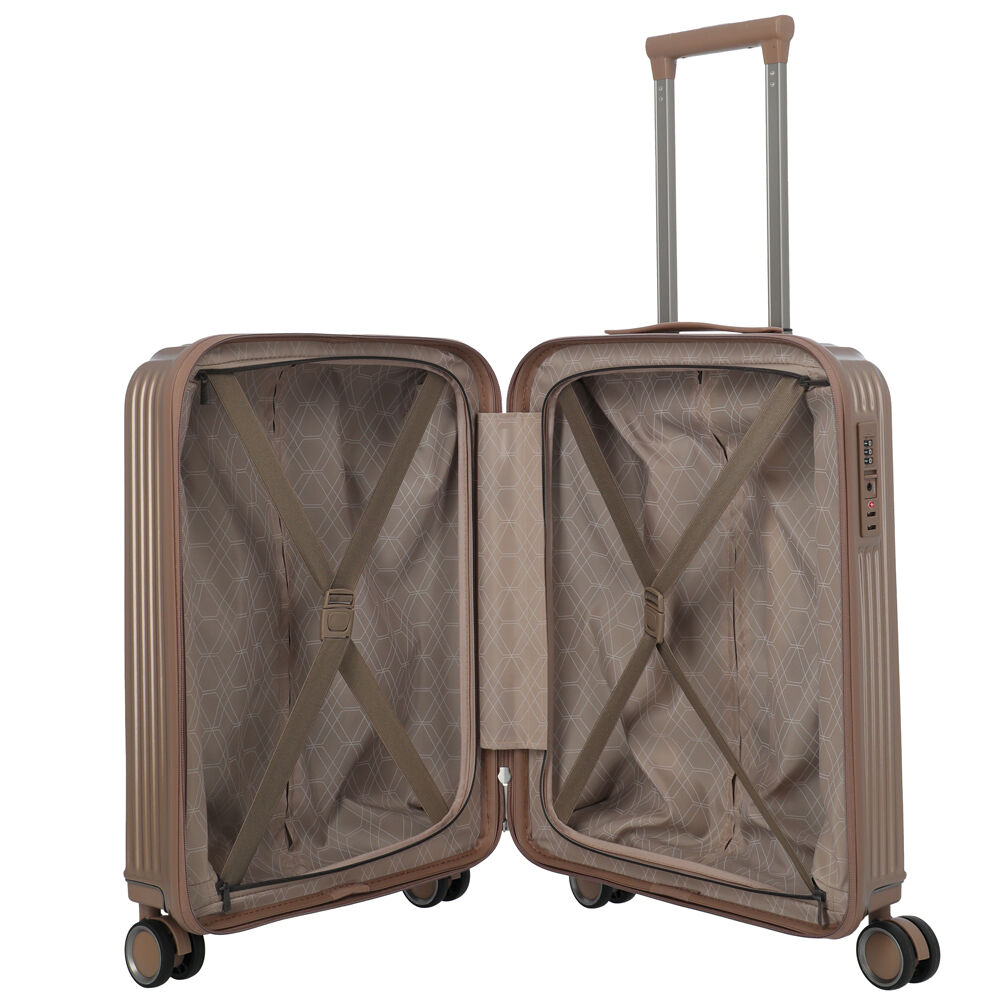 Travelite Paros 4-Rollen Trolley S 55 cm