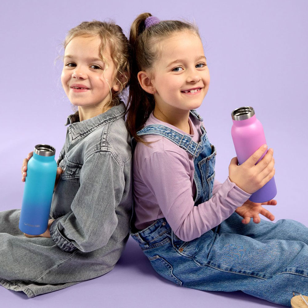 LÄSSIG Edelstahl Trinkflasche 0,5 L Gradient Purple online kaufen