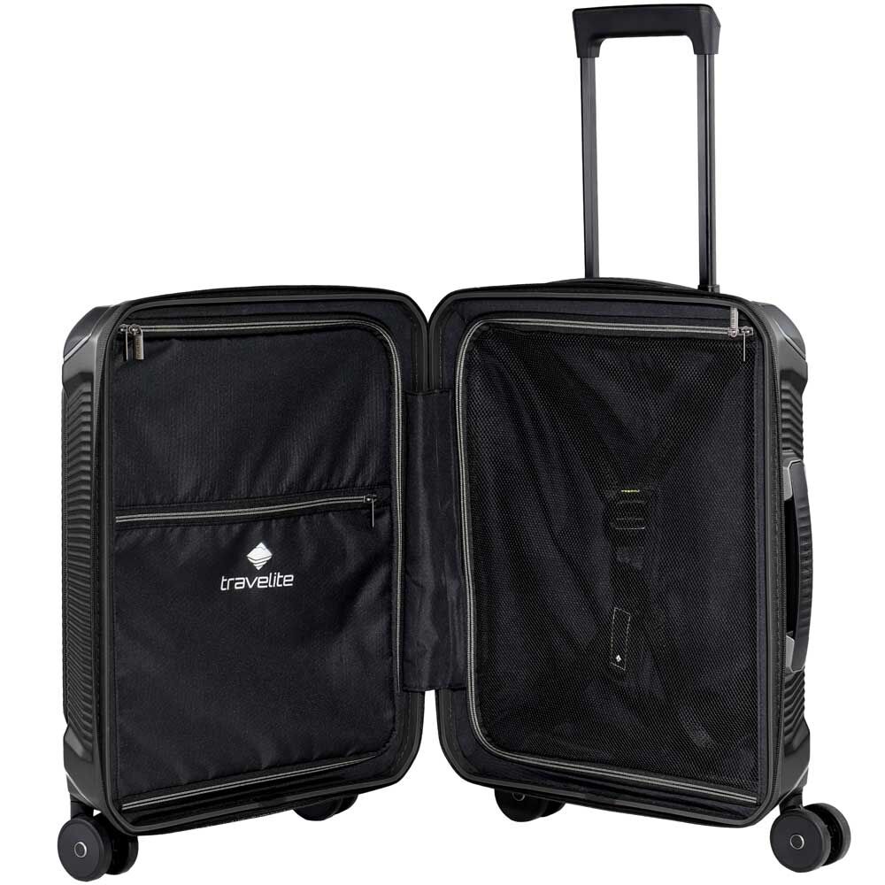 Travelite Millennium 4-Rollen Trolley S Front Pocket 55 cm