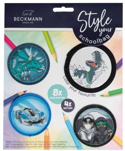 Beckmann Button Paket Black