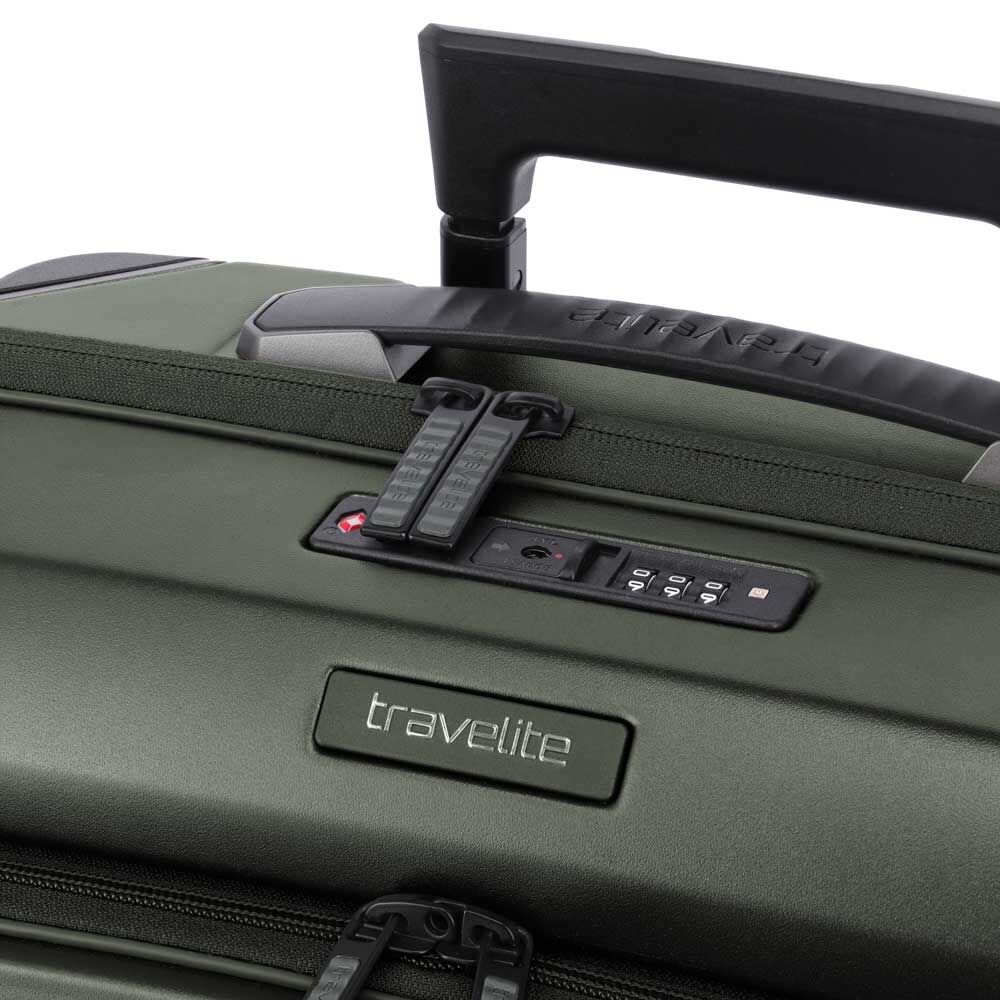 Travelite Millennium 4-Rollen Trolley S Front Pocket 55 cm Travelite Millennium 4-Rollen Trolley S Front Pocket 55 cm