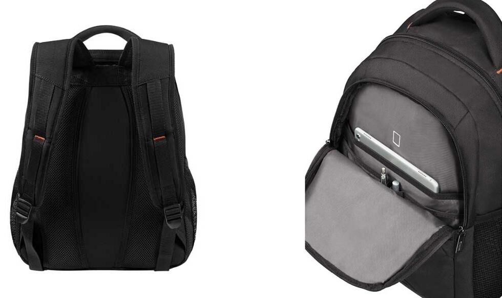 American Tourister at Work Laptop-Rucksack 14,1 Zoll Black Black-Orange