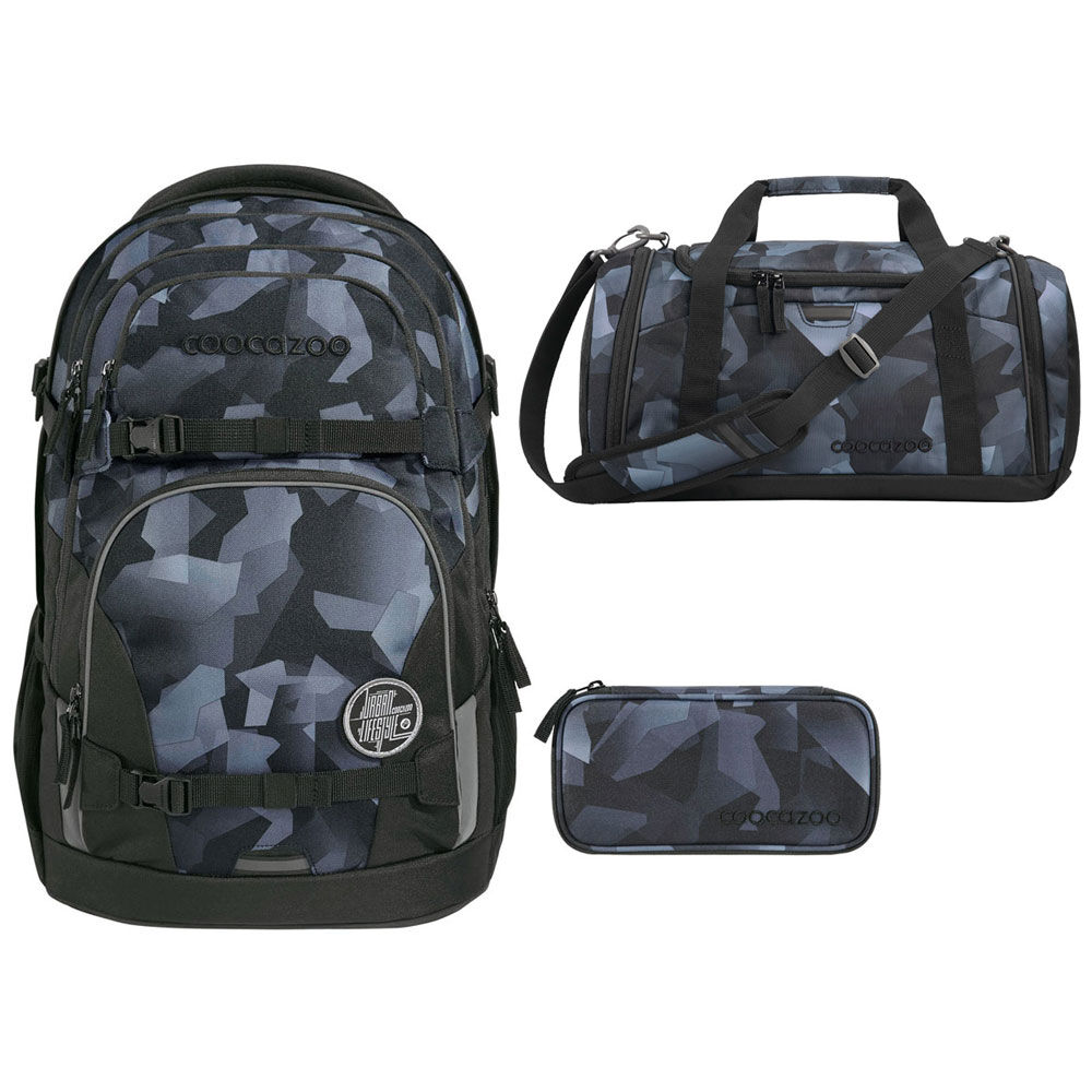 coocazoo PORTER Schulrucksack-Set 3tlg