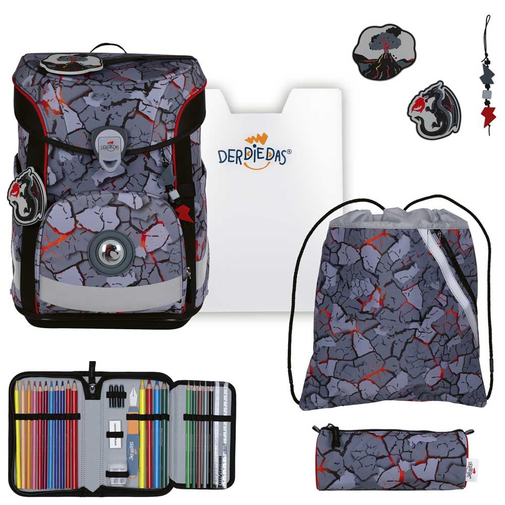 DerDieDas ErgoFlex Light Schulrucksack-Set 5tlg