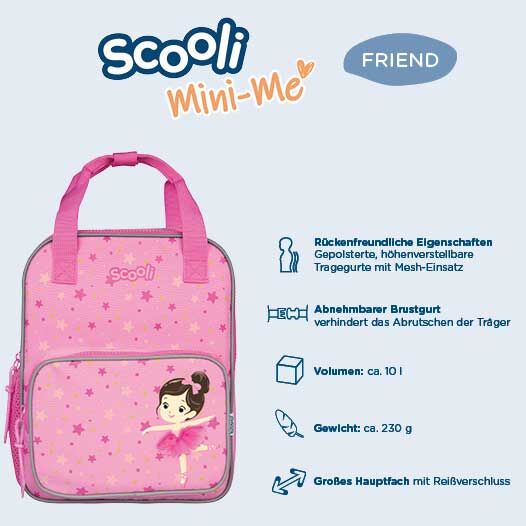 Scooli Mini-Me Friend Kinderrucksack Scooli Mini-Me Friend Kinderrucksack