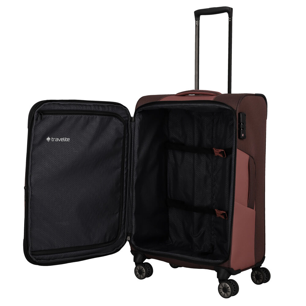 Travelite Viia 4-Rollen Trolley M 67 cm