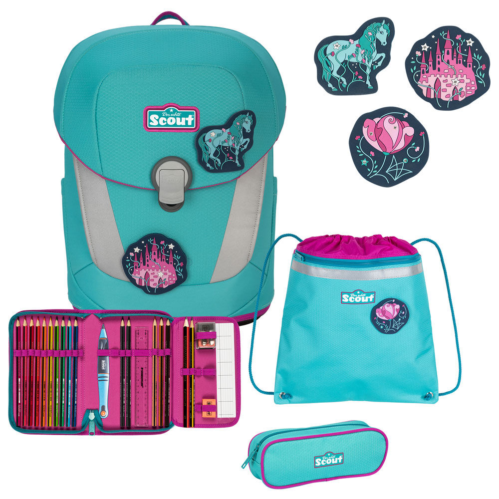 Scout Sunny II Schulranzen-Set 4tlg