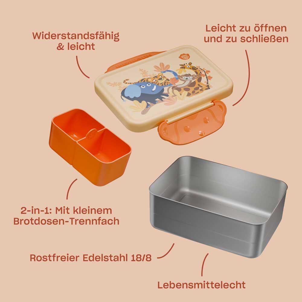 Affenzahn Edelstahl Brotdose