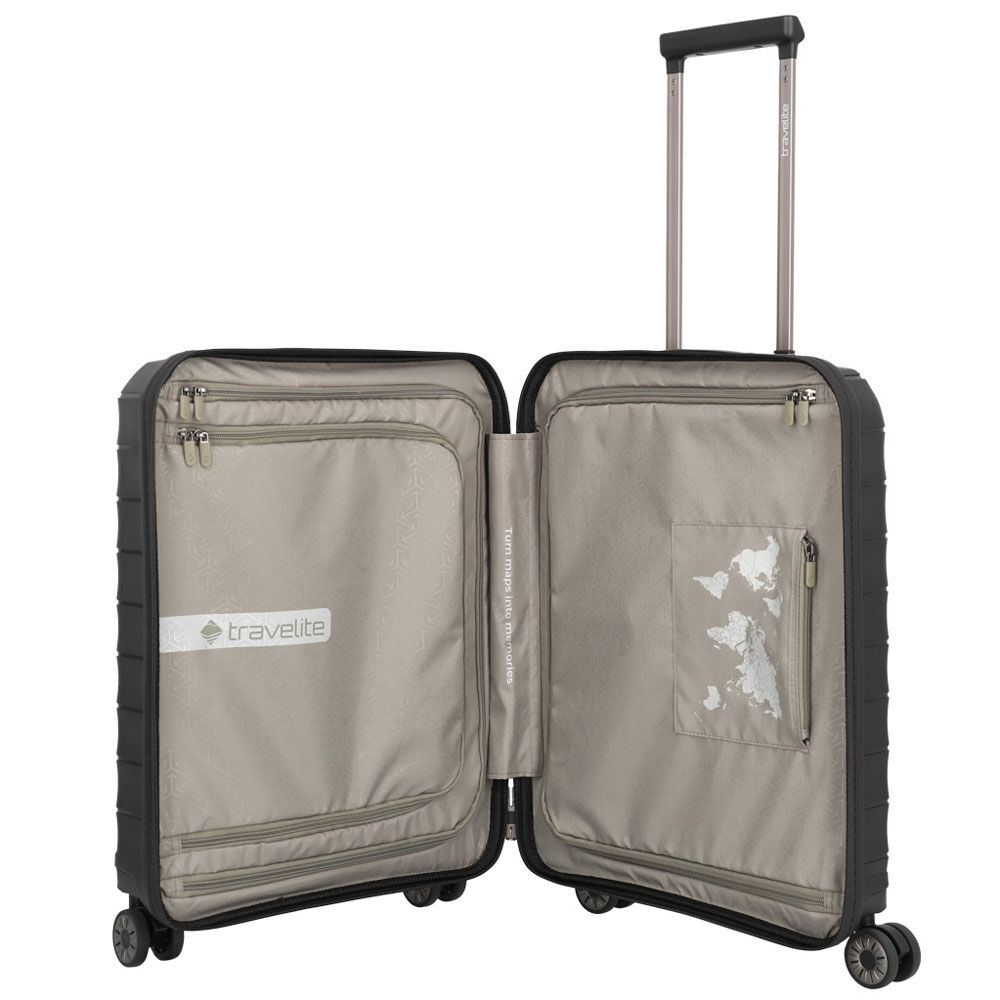 Travelite Mooby 4-Rollen Trolley S mit Vortasche 55 cm