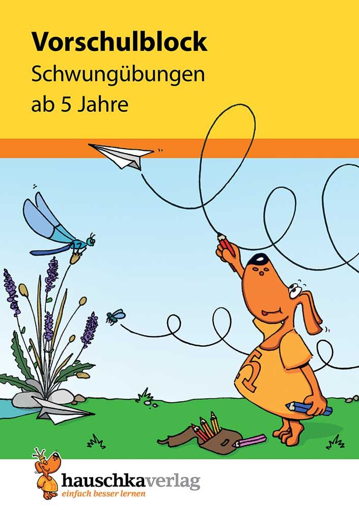 Hauschka Verlag 626 Vorschulblock - Schwungübungen