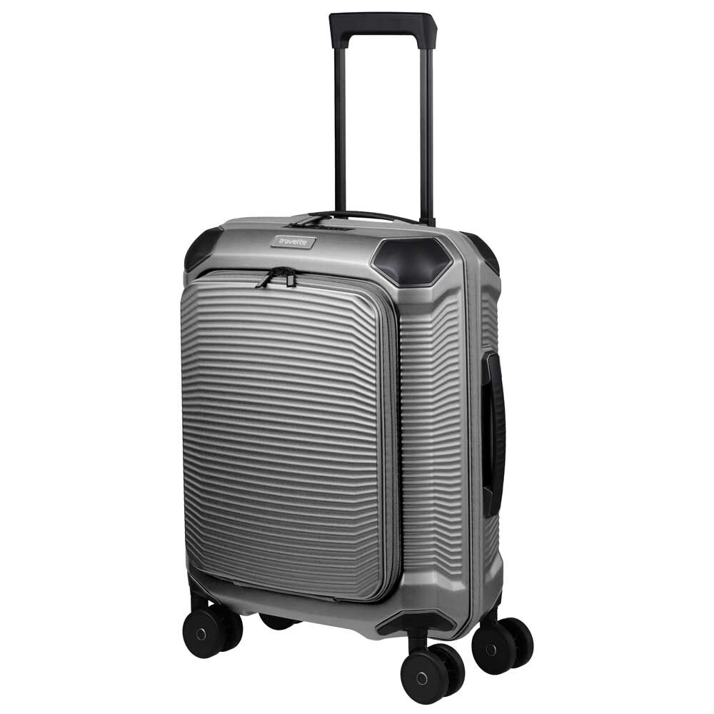 Travelite Millennium 4-Rollen Trolley S Front Pocket 55 cm