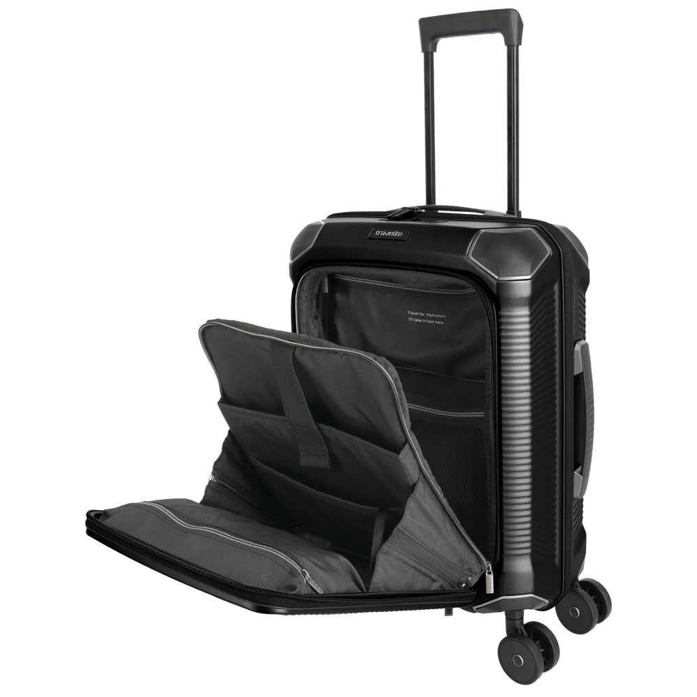 Travelite Millennium 4-Rollen Trolley S Front Pocket 55 cm