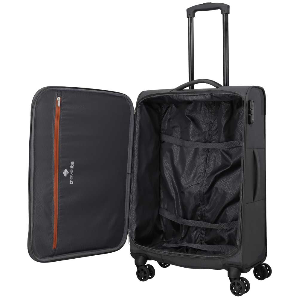 Travelite Priego 4-Rollen Trolley M 66 cm