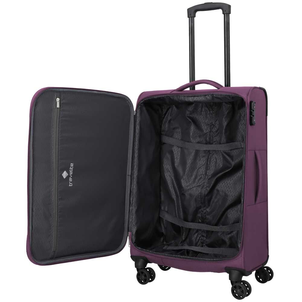 Travelite Priego 4-Rollen Trolley M 66 cm