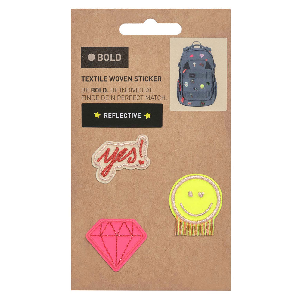 Bold Match Textil-Sticker