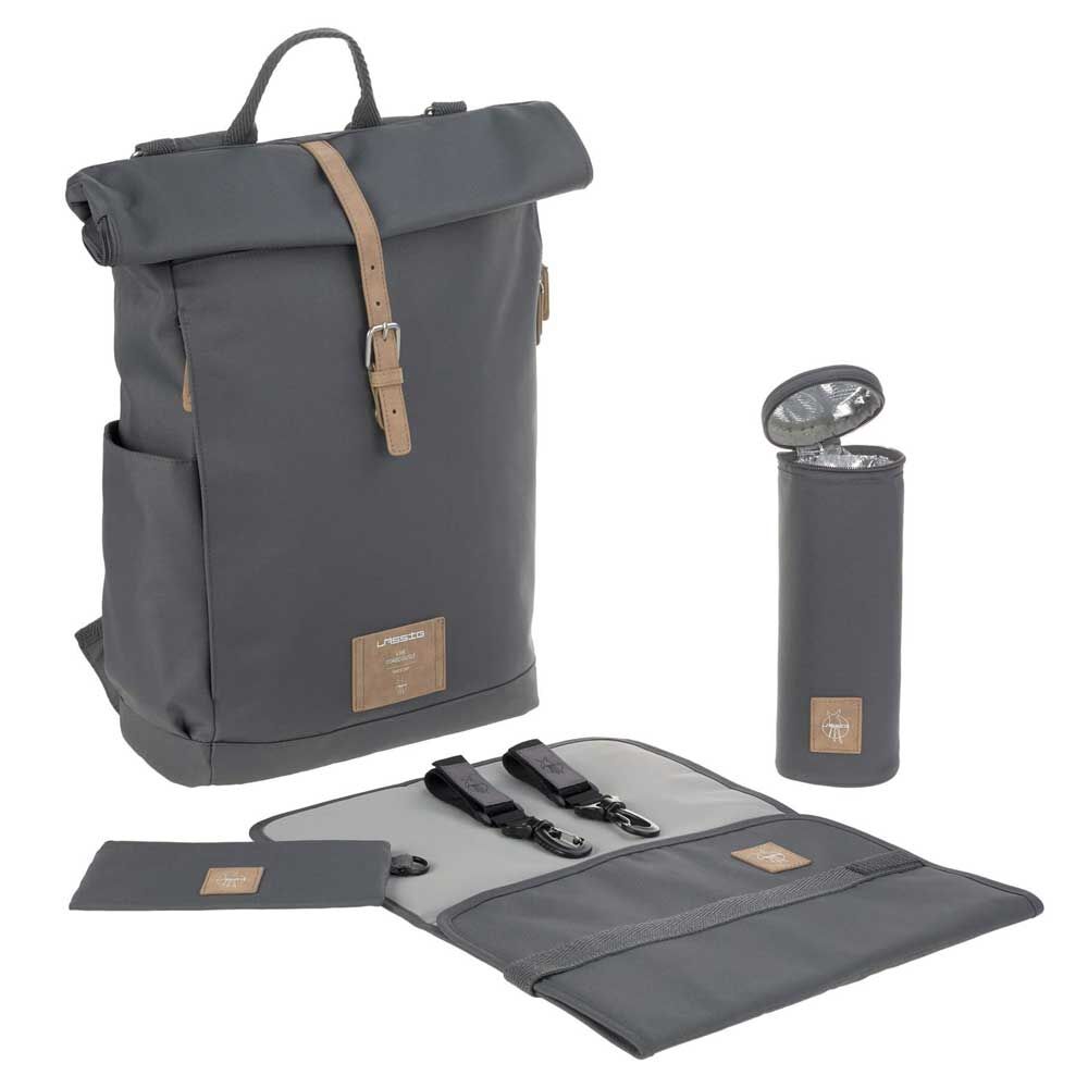 LÄSSIG Rolltop Wickelrucksack