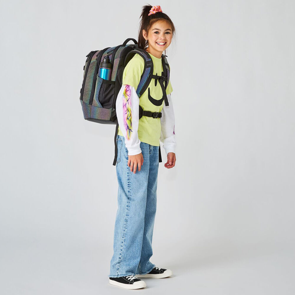 Satch Pack Schulrucksack-Set 4tlg Tasche, Rucksack, Hosen, Person, Rucksackreisen