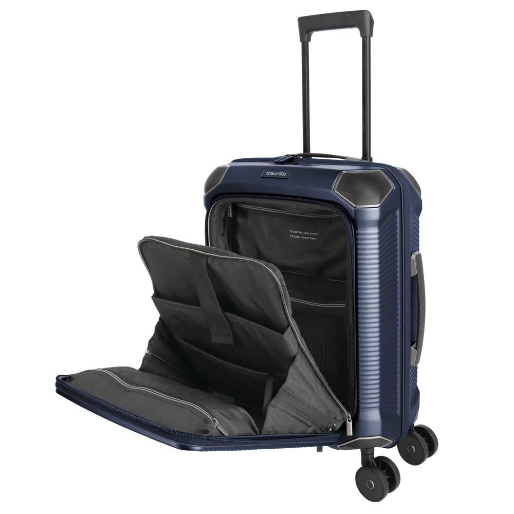 Travelite Millennium 4-Rollen Trolley S Front Pocket 55 cm