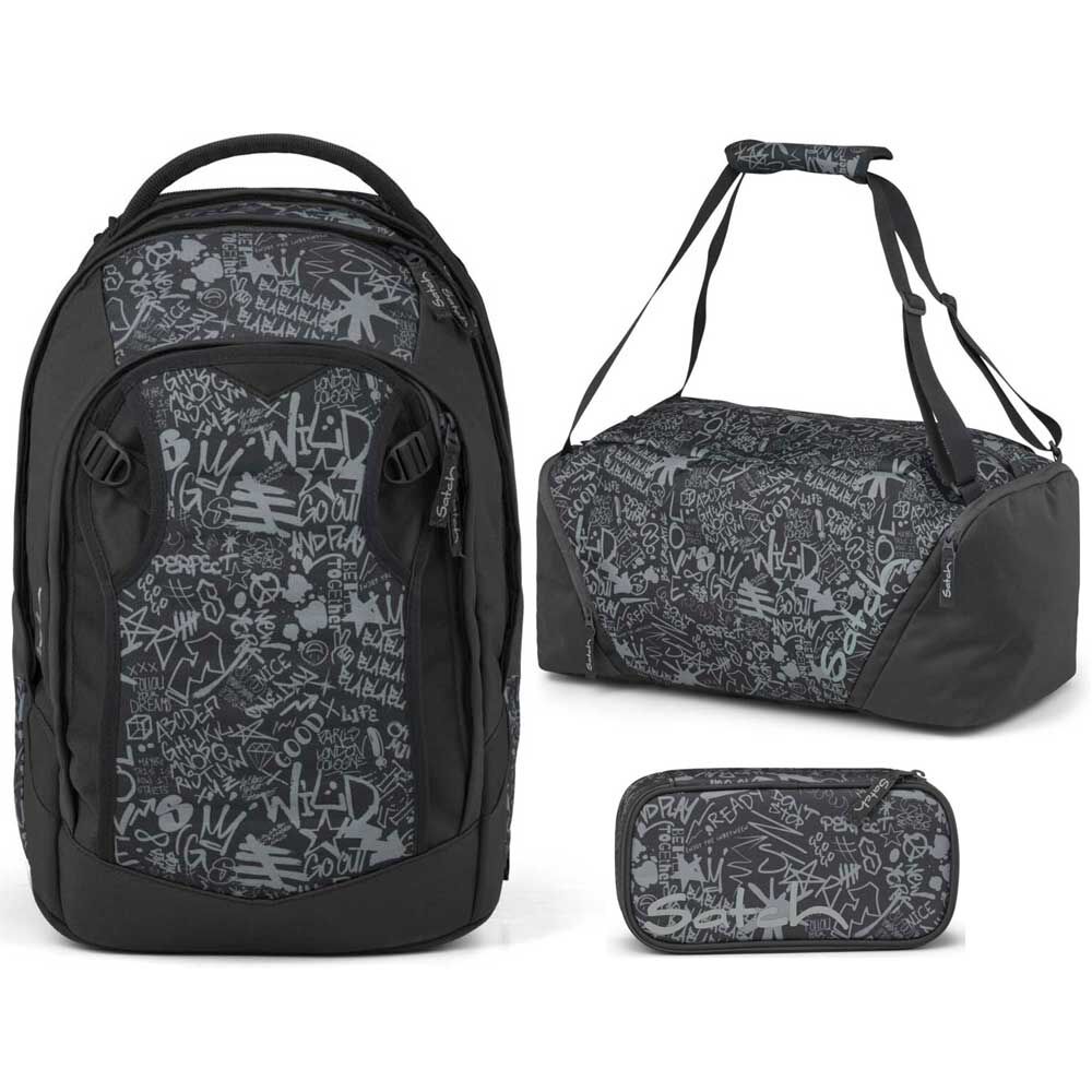 Satch Match Plus Schulrucksack-Set 3tlg