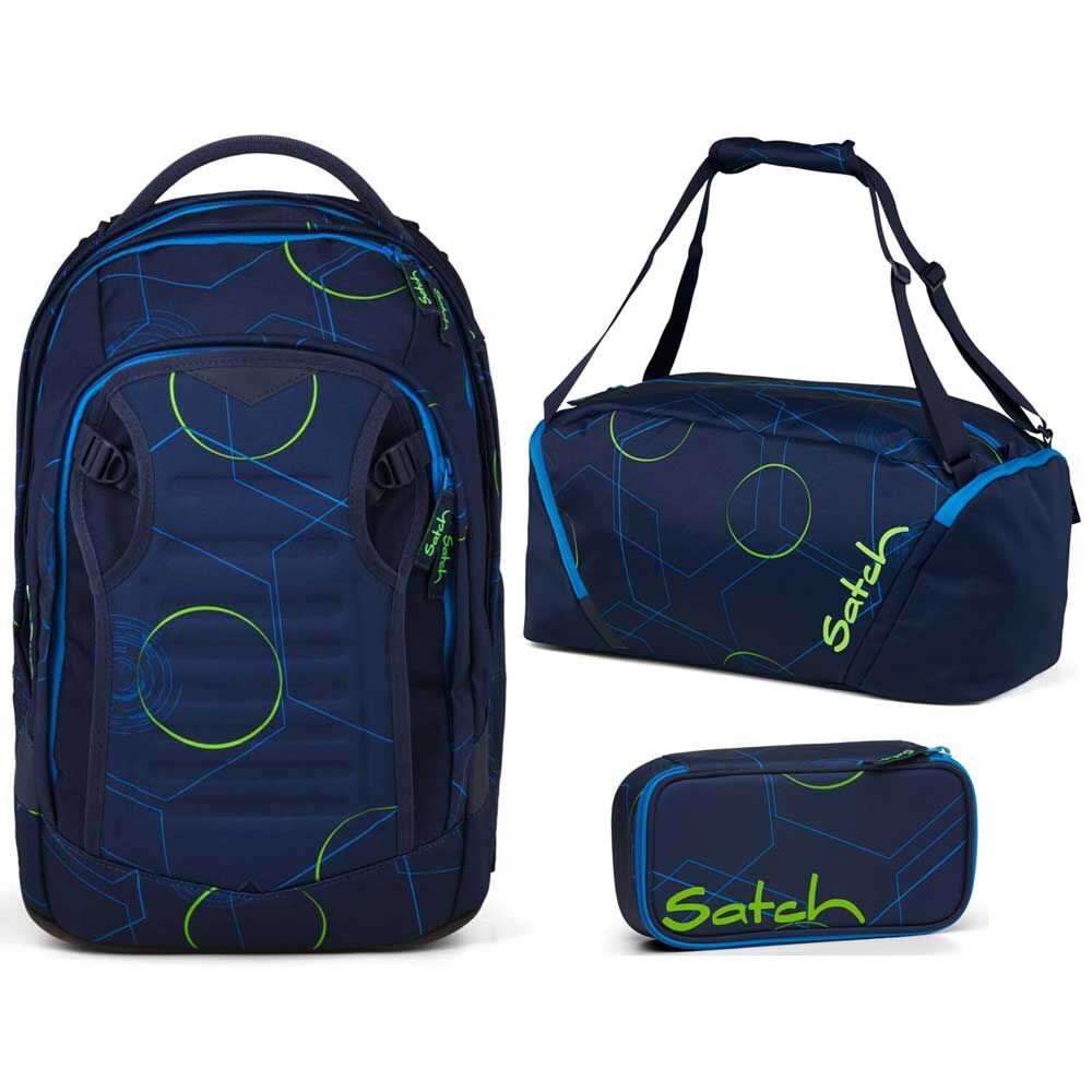 Satch Match Plus Schulrucksack-Set 3tlg
