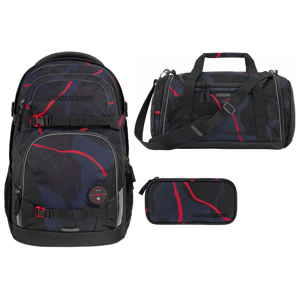 coocazoo PORTER Schulrucksack-Set 3tlg