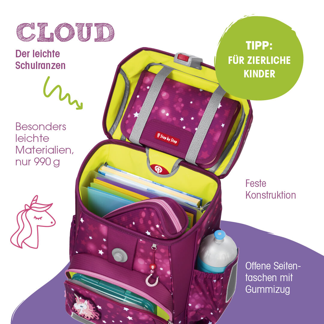 Step by Step CLOUD Schulranzen-Set