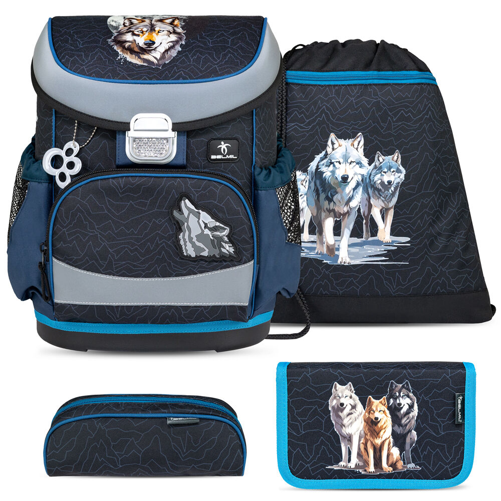 Belmil Mini-Fit Schulranzen-Set 4tlg Belmil Mini-Fit Schulranzen-Set 4tlg
