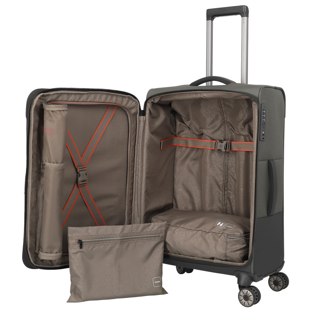 Travelite Crosslite 4-Rollen Trolley M 66 cm