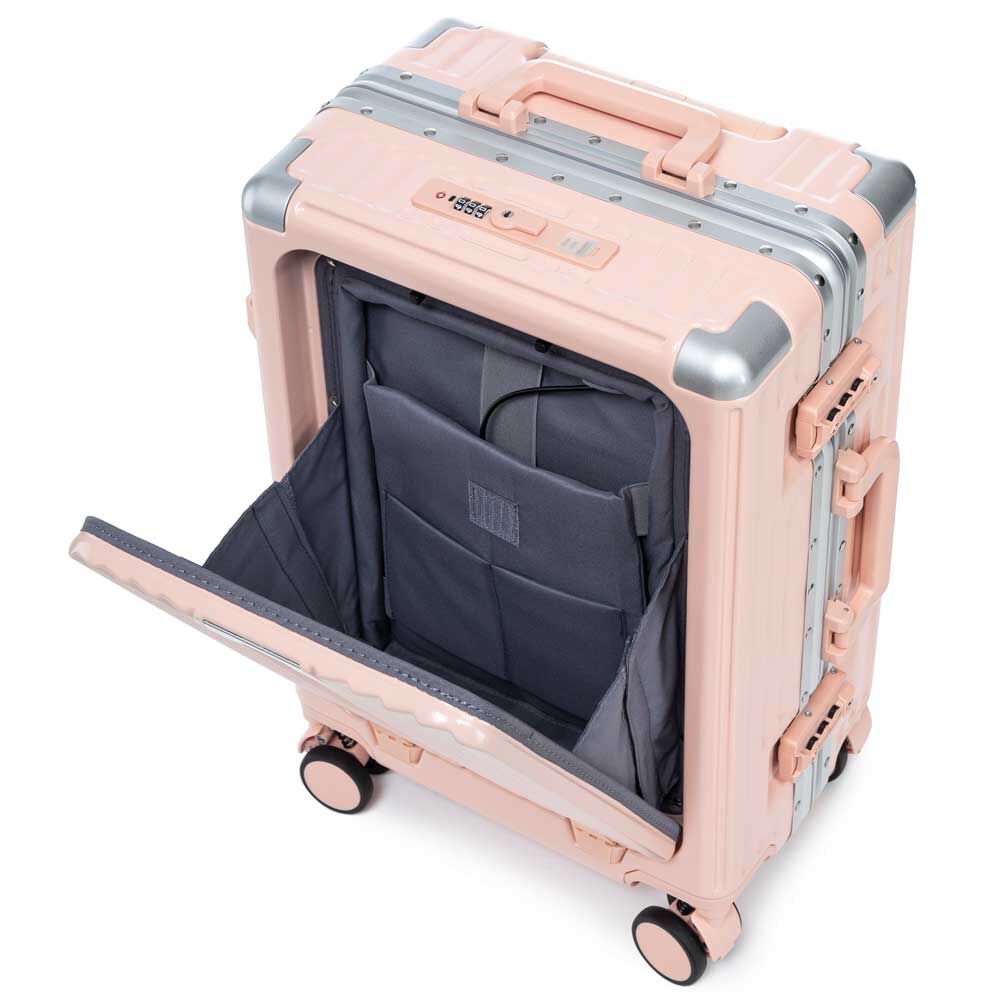 LeBe JetPro 4-Rollen Trolley S mit Vortasche 57 cm