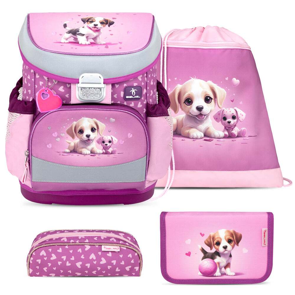 Belmil Mini-Fit Schulranzen-Set 4tlg Belmil Mini-Fit Schulranzen-Set 4tlg