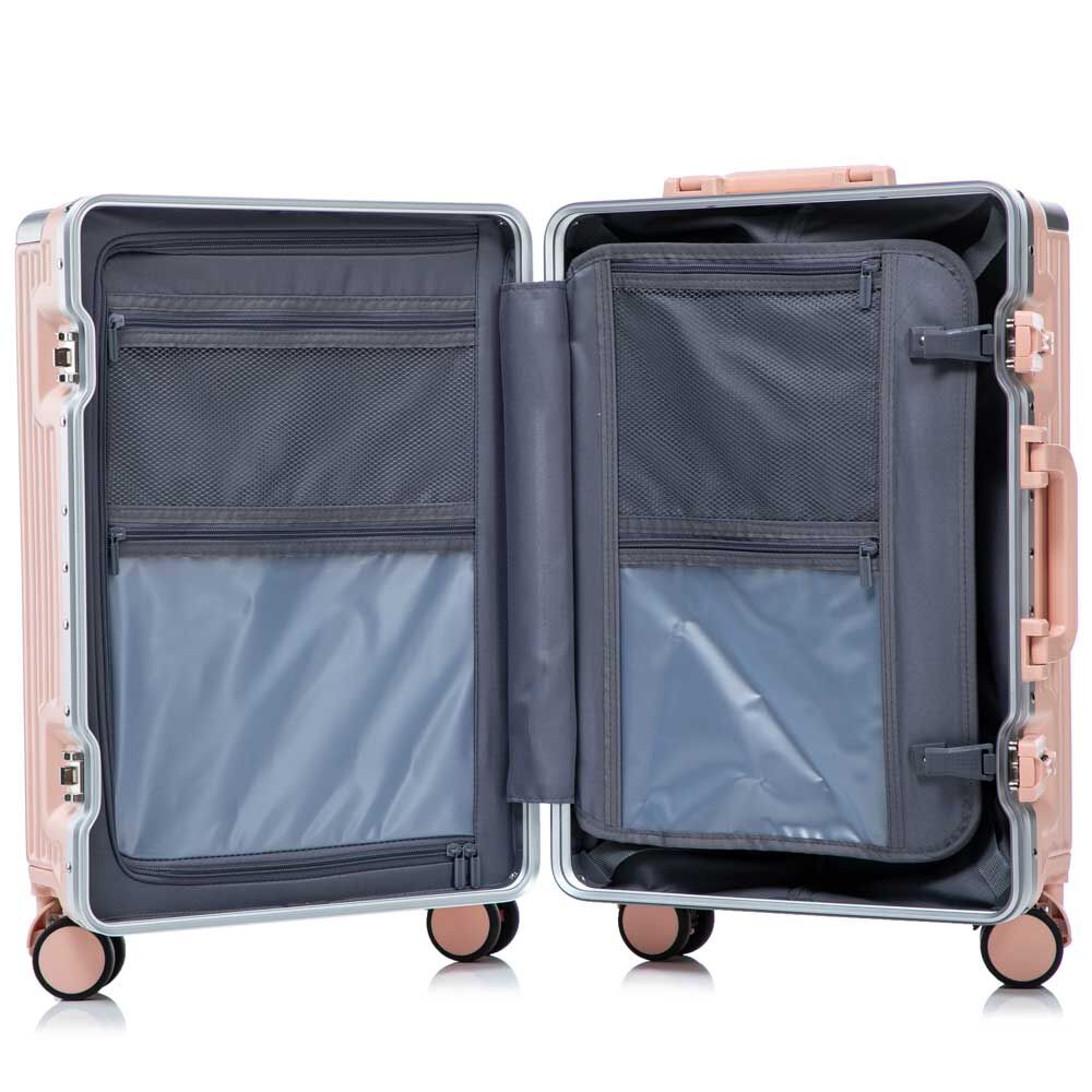 LeBe JetPro 4-Rollen Trolley S mit Vortasche 57 cm