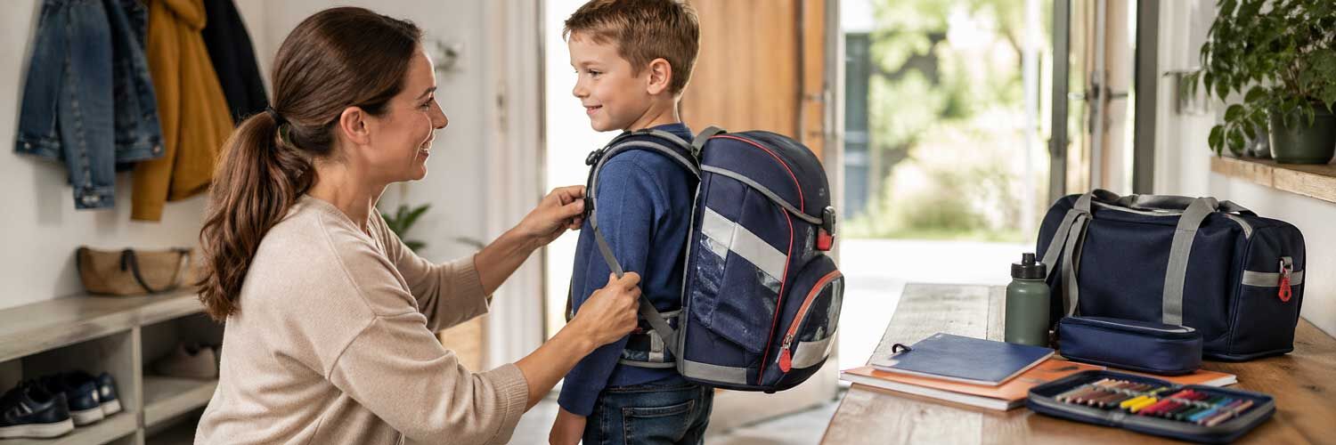 Ergonomischer Schulranzen f&uuml;r Kinder mit B&uuml;rgergeld Schulbedarfspauschale