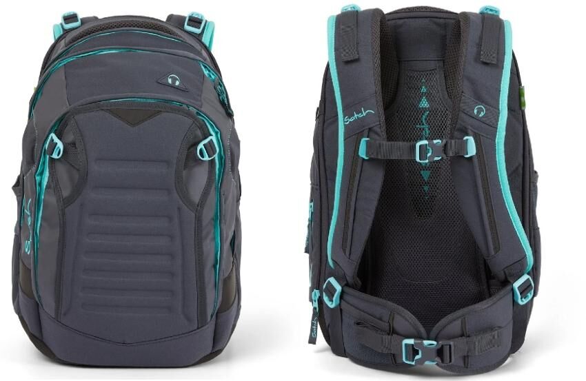 Satch Match Schulrucksack Mint Phantom - einfarbig
