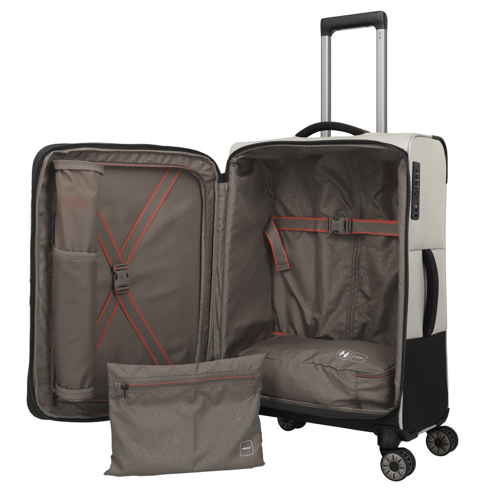 Travelite Crosslite 4-Rollen Trolley M 66 cm