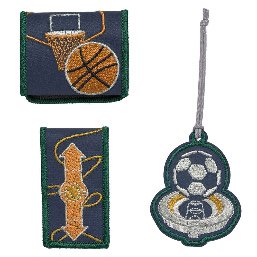 Bold Match School Patches Set