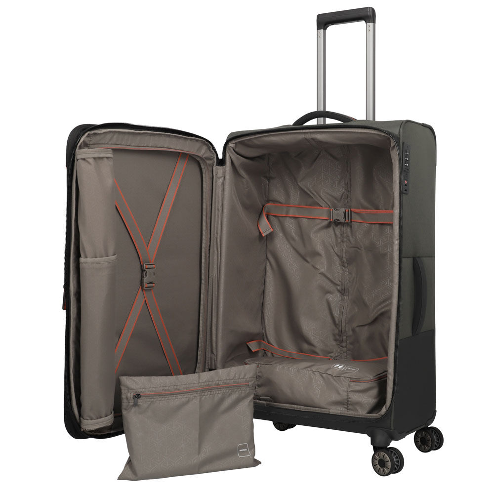 Travelite Crosslite 4-Rollen Trolley L 77 cm