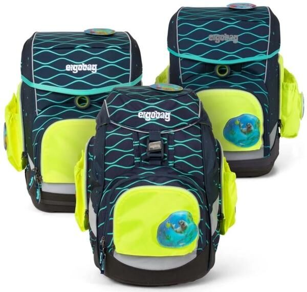 Ergobag Sicherheitsset mit Seitentaschen Gelb