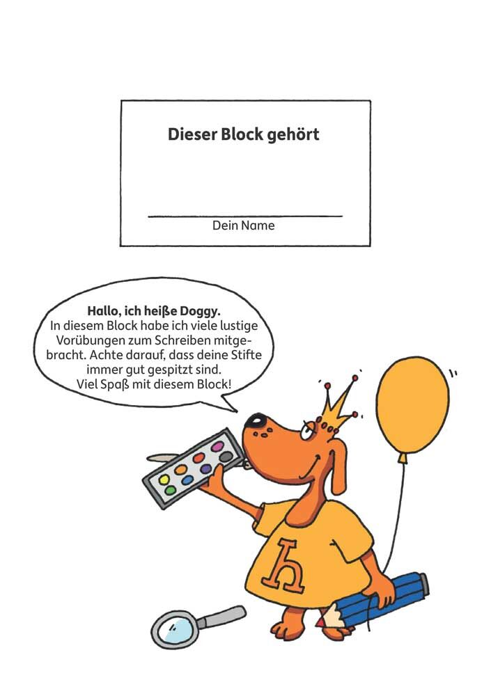 Hauschka Verlag 626 Vorschulblock - Schwungübungen