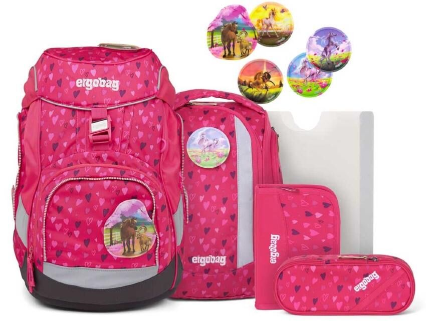 Ergobag Pack Schulrucksack-Set 6tlg HufBäreisen