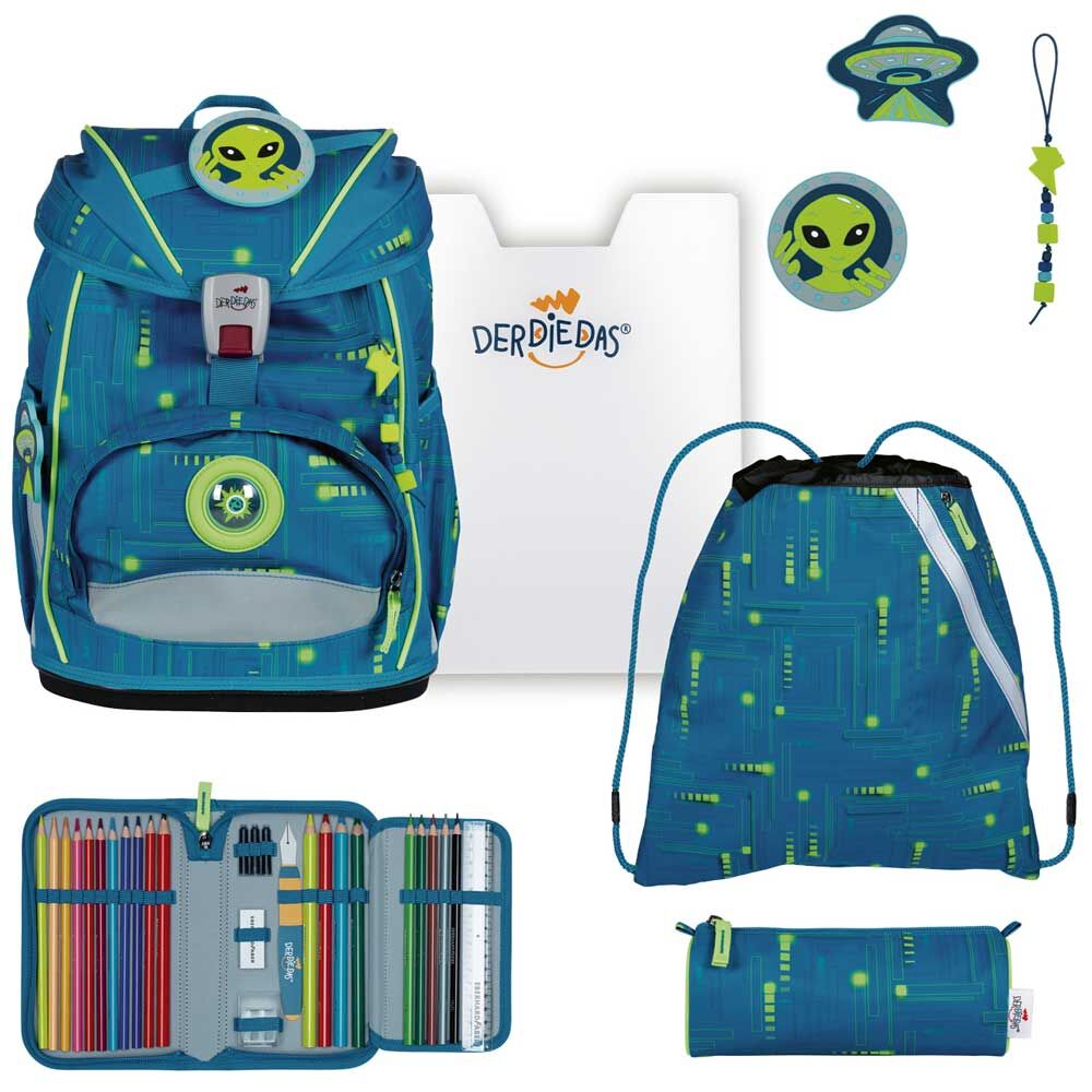 DerDieDas ErgoFlex Light Schulrucksack-Set 5tlg DerDieDas ErgoFlex Light Schulrucksack-Set 5tlg