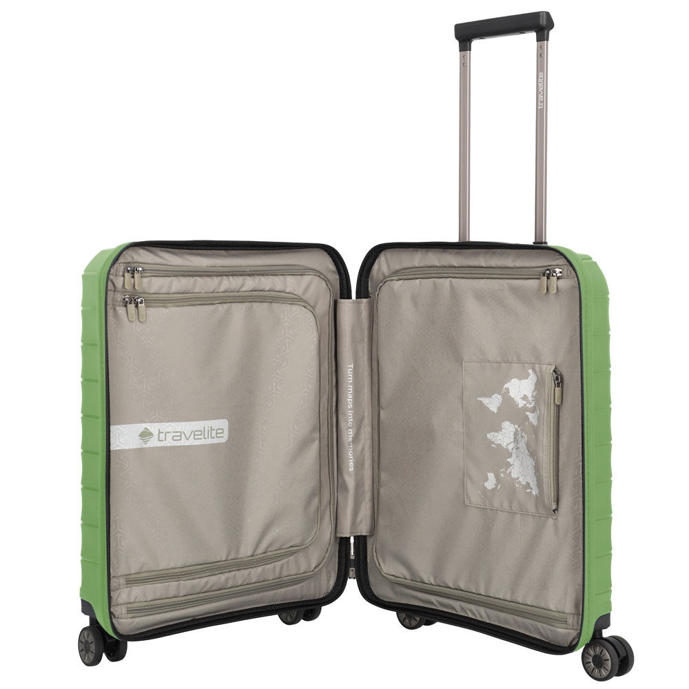 Travelite Mooby 4-Rollen Trolley S mit Vortasche 55 cm