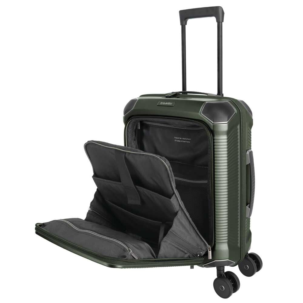 Travelite Millennium 4-Rollen Trolley S Front Pocket 55 cm