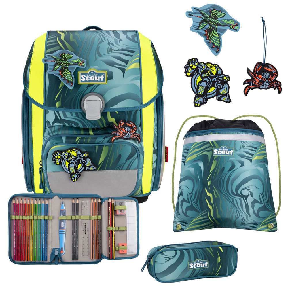 Scout Genius Schulranzen-Set 4tlg Scout Genius Schulranzen-Set 4tlg